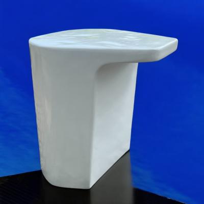 Contemporary Stone-Look Side Table